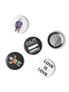 Love Is Love Pin Badge Set of 5