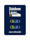 Rainbow Laces - White Edition + Charm