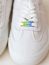 Rainbow Laces - White Edition + Charm