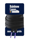 Rainbow Laces - Black Edition + Charm