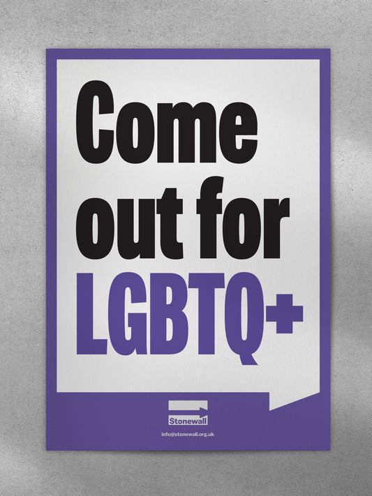 Come Out for LGBT - A4 poster