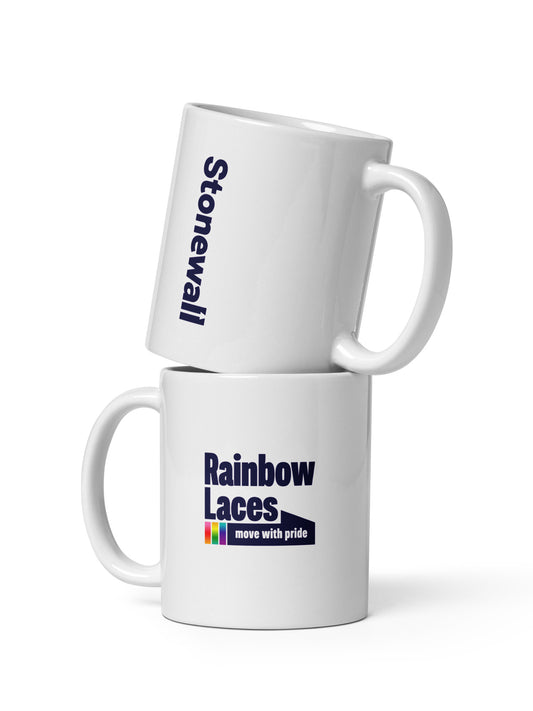 Rainbow Laces Logo Mug
