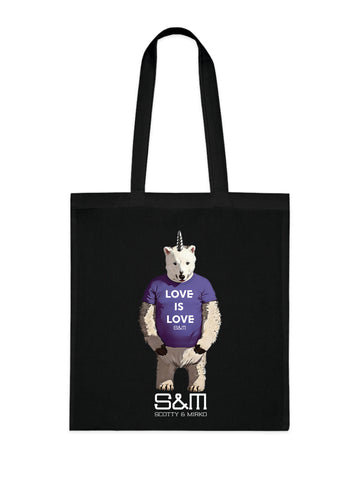 Love Is Love Bear Tote Bag